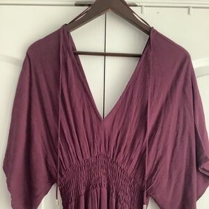 Purple maxi dress